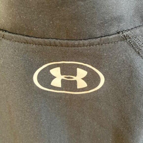 Under Armour Black Fitted Zipper Heatgear Athletic Jacket. Women’s Sz M/US 8-10 - Picture 5 of 6
